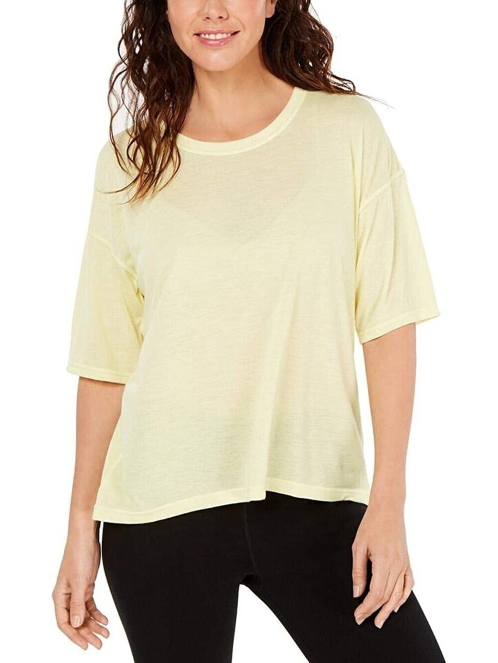 Calvin Klein Womens Performance Split-Back T-Shirt Size XL